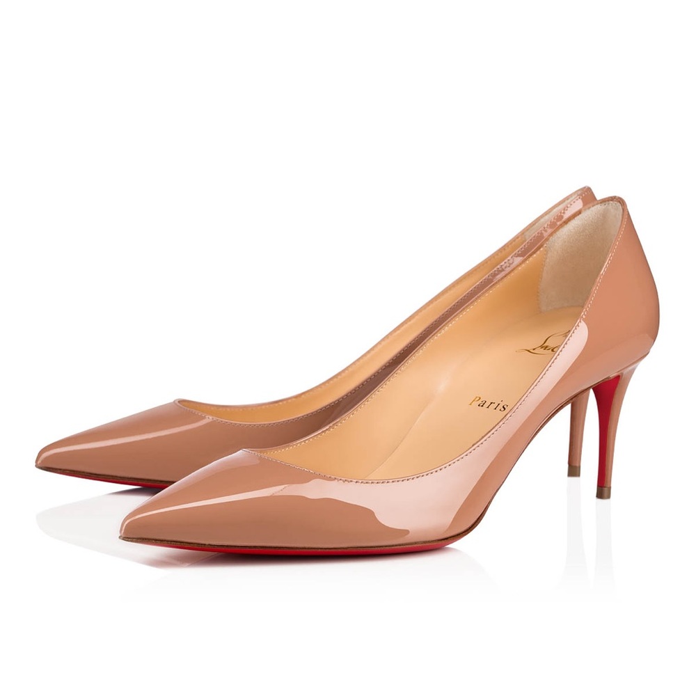 Christian Louboutin Kate Patent Nude 70 mm